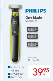 Promotie: One blade