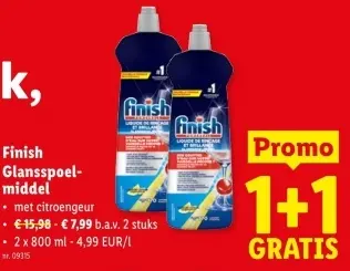 Promotie: Glansspoelmiddel