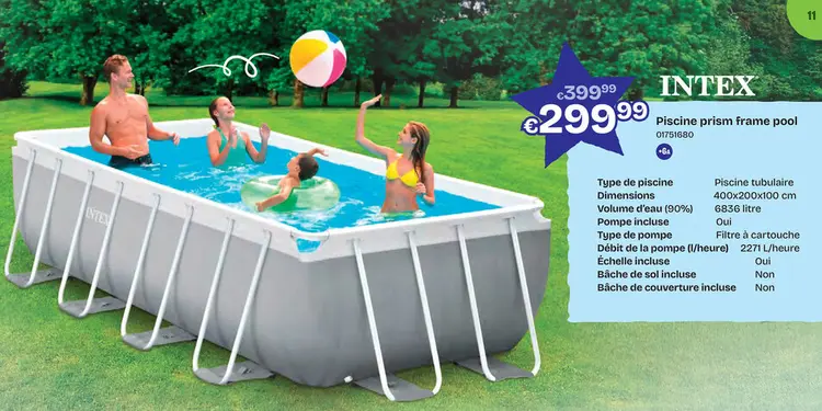 Offre: Piscine, Prism Frame Pool,