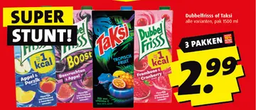 Aanbieding: Dubbelfrisss of Taksi