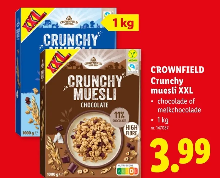 Promotie: Crunchy muesli XXL
