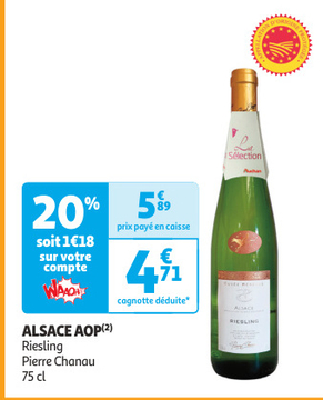 Offre: Riesling Pierre Chanau