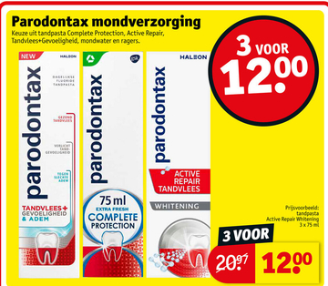 Aanbieding: Parodontax mondverzorging