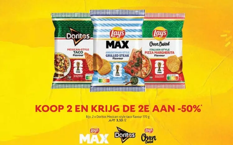 Promotie: Doritos Mexican-style taco flavour
