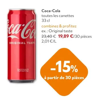 Offre: Coca-Cola