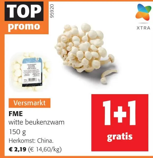 Aanbieding: witte beukenzwam
