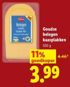 Aanbieding: Goudse belegen kaasplakken