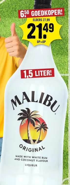 Aanbieding: Malibu Cocos 150 cl