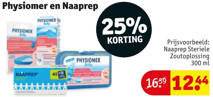 Promotie: Physiomer en Naaprep