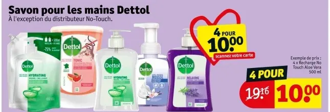 Offre: Savon pour les mains