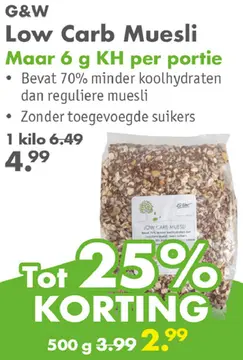 Aanbieding: Low Carb Muesli