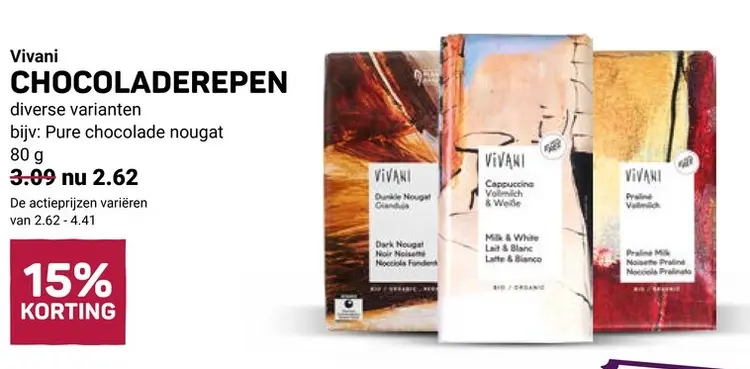 Aanbieding: Chocoladerepen