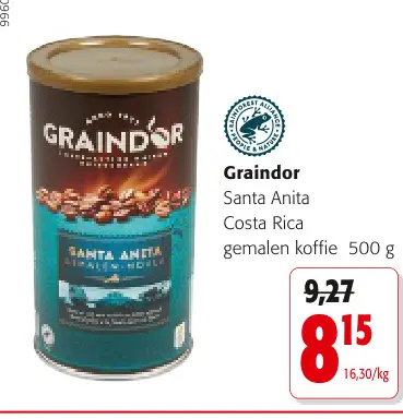 Promotie: Graindor Santa Anita Costa Rica