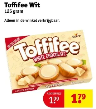 Aanbieding: Toffifee Wit