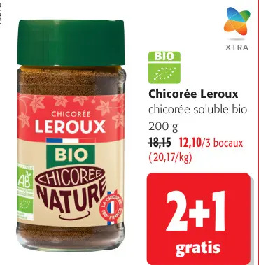 Offre: Chicorée soluble bio