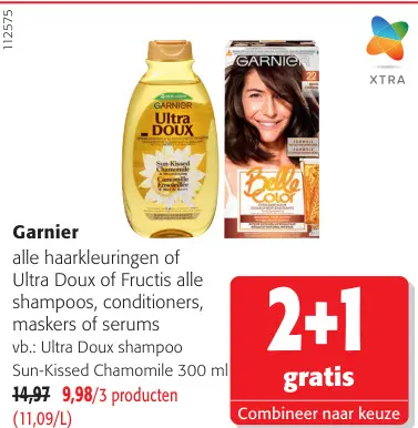 Promotie: Alle haarkleuringen, shampoos, conditioners, maskers of serums