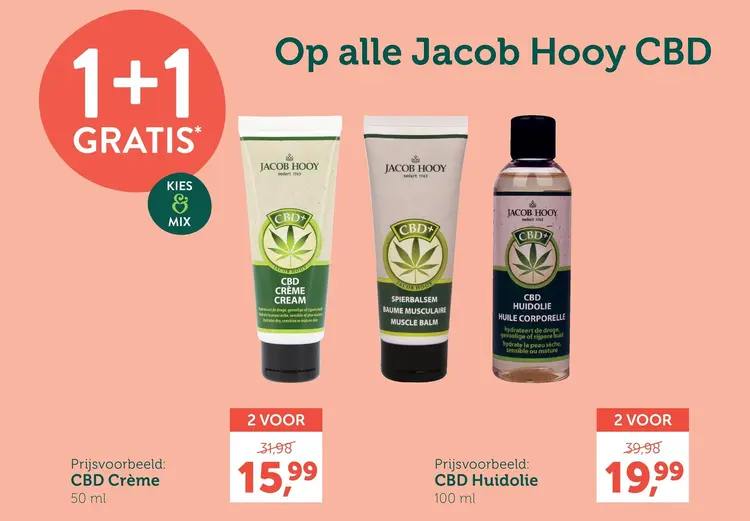Promotie: Jacob Hooy CBD