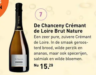 Aanbieding: De Chanceny Crémant de Loire Brut Nature