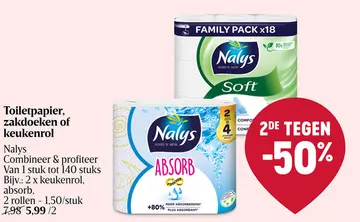 Aanbieding: Toiletpapier, zakdoeken of keukenrol