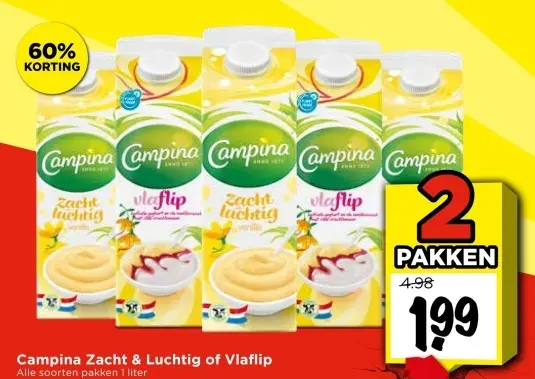 Aanbieding: Zacht & Luchtig of Vlaflip