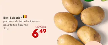 Offre: pommes de terre farineuses