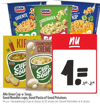 Aanbieding: Diverse Unox Cup-a-Soup