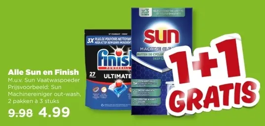 Aanbieding: Alle Sun en Finish