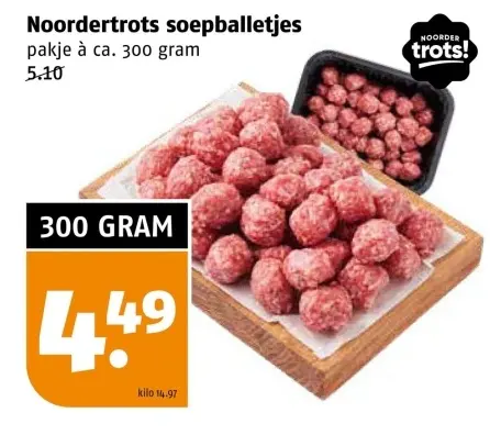 Aanbieding: soepballetjes