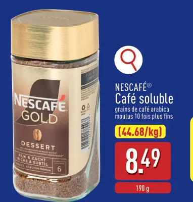 Offre: NESCAFÉ® Café soluble