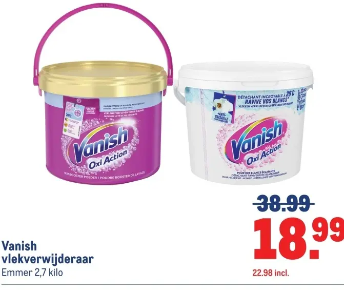 Aanbieding: Vanish vlekverwijderaar
