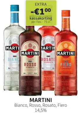 Promotie: Bianco, Rosso, Rosato, Fiero 14,5%