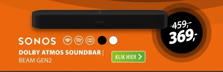 Aanbieding: Dolby atmos soundbar beam gen2