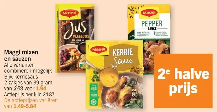 Promotie: Mixen en sauzen