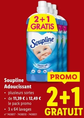 Offre: Soupline Adoucissant