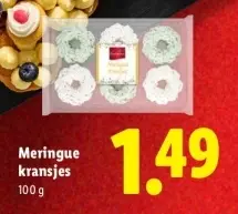 Aanbieding: Meringue kransjes