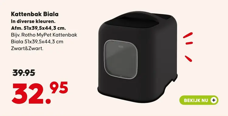 Aanbieding: Rotho MyPet Kattenbak Biala