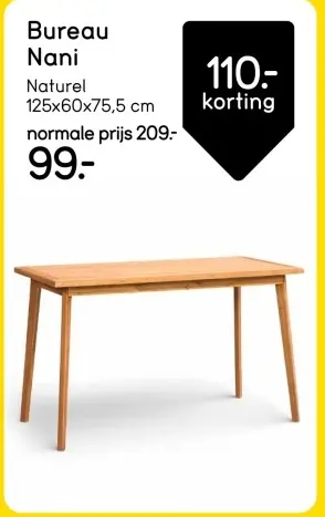 Aanbieding: Bureau Nani