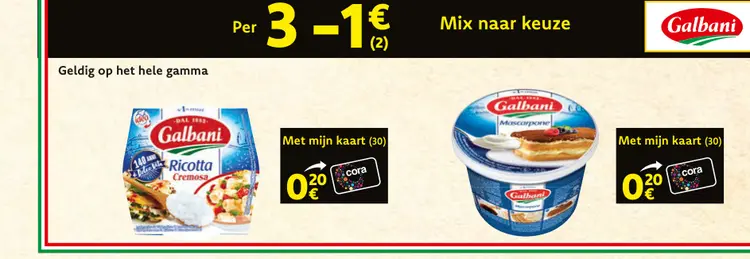 Aanbieding: Ricotta Cremosa, Mascarpone