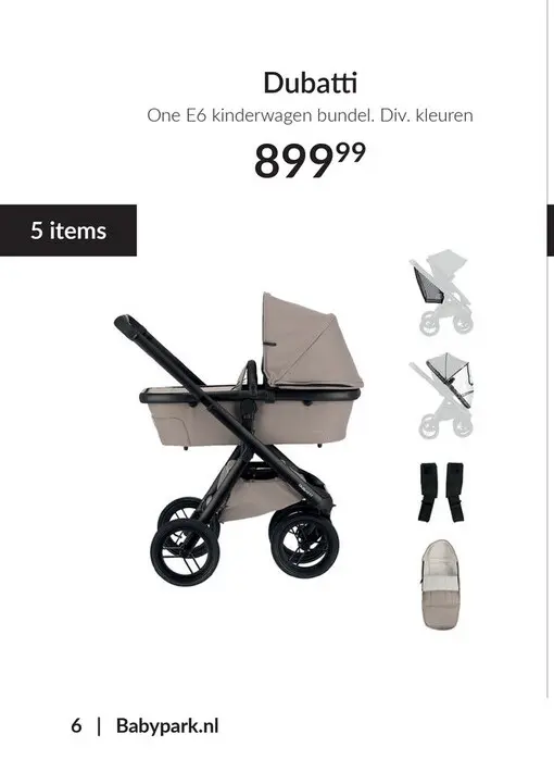 Aanbieding: One E6 kinderwagen bundel