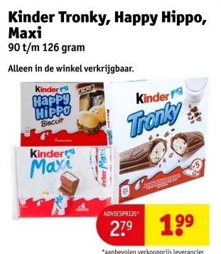 Aanbieding: Tronky, Happy Hippo, Maxi