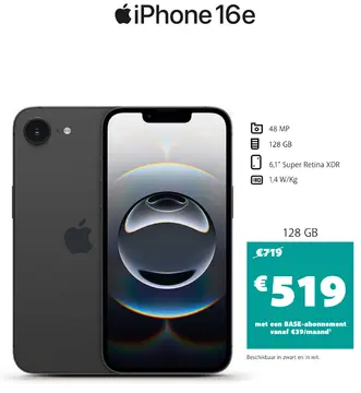 Aanbieding: iPhone 16e