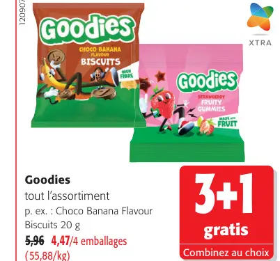 Offre: Tout l'assortiment Goodies