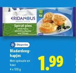 Aanbieding: Bladerdeeg- hapjes