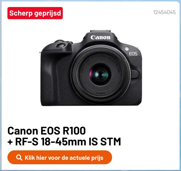 Promotie: EOS R100 + RF-S 18-45mm IS STM