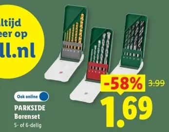 Aanbieding: Borenset