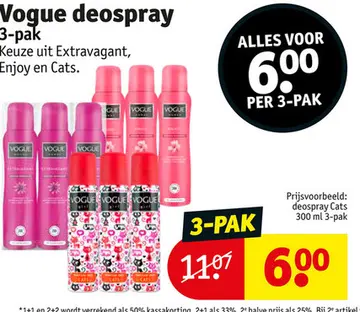 Aanbieding: Vogue deospray