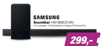 Aanbieding: Soundbar HW-B66CF/XN