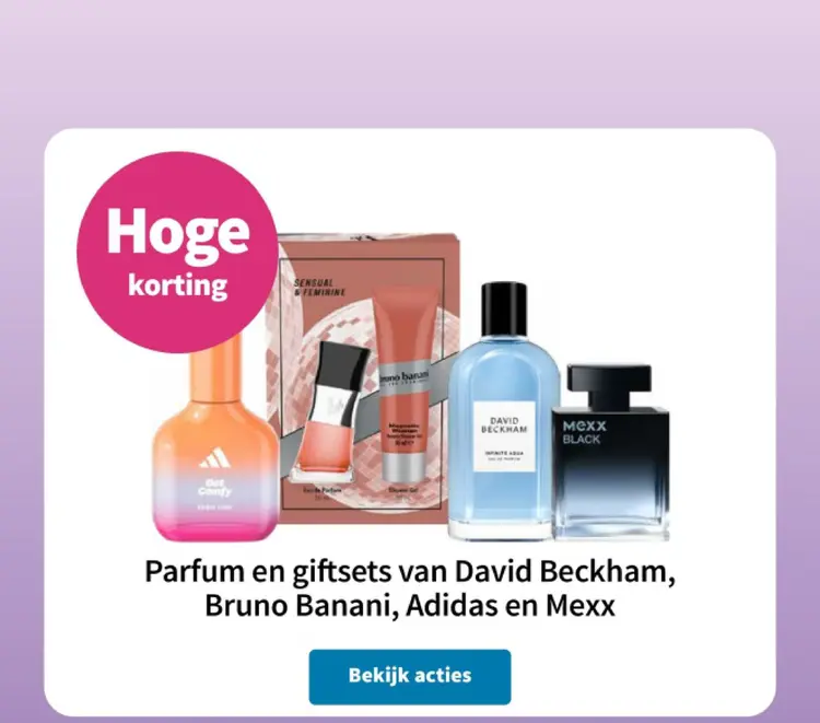 Aanbieding: Parfum en giftsets