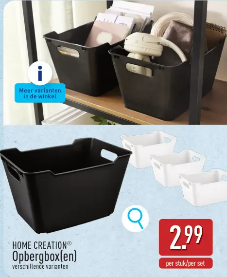 Promotie: Opbergbox(en)
