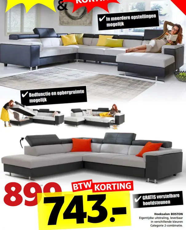 Promotie: Hoeksalon BOSTON